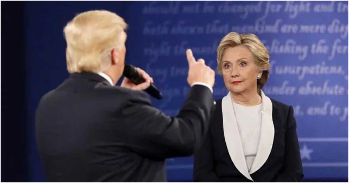 প্রেসিডেন্ট ডনাল্ড ট্রাম্প ও সাবেক সেক্রেটারি অব স্টেইট হিলারি ক্লিনটন। ছবি: এনডিটিভি